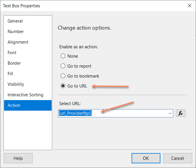 blog urls in ssrs 5