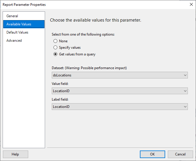 parameter properties